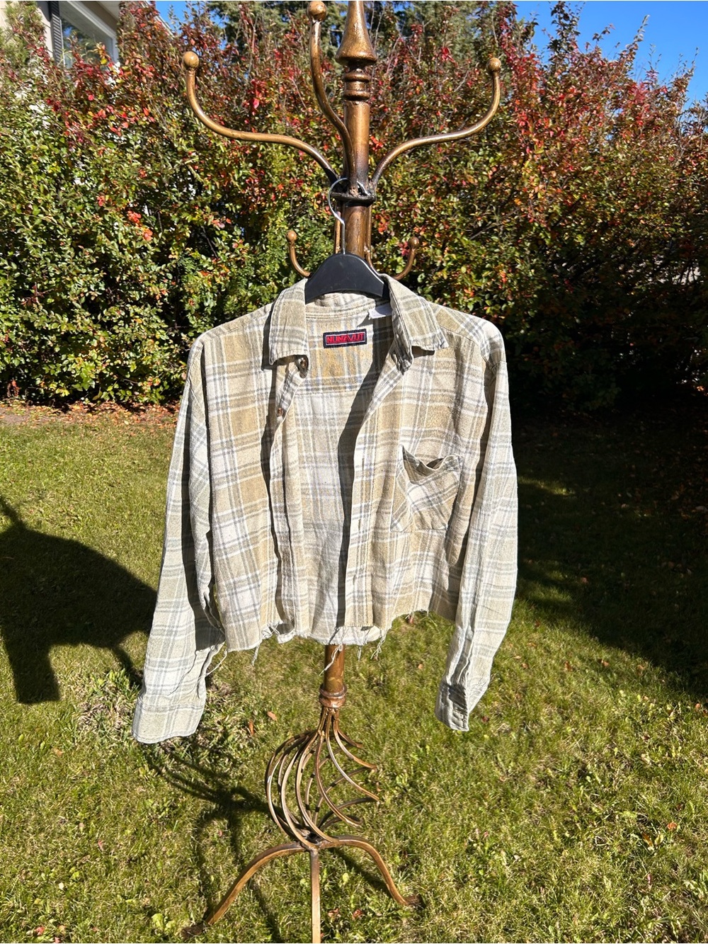 Vintage Cropped Flannel